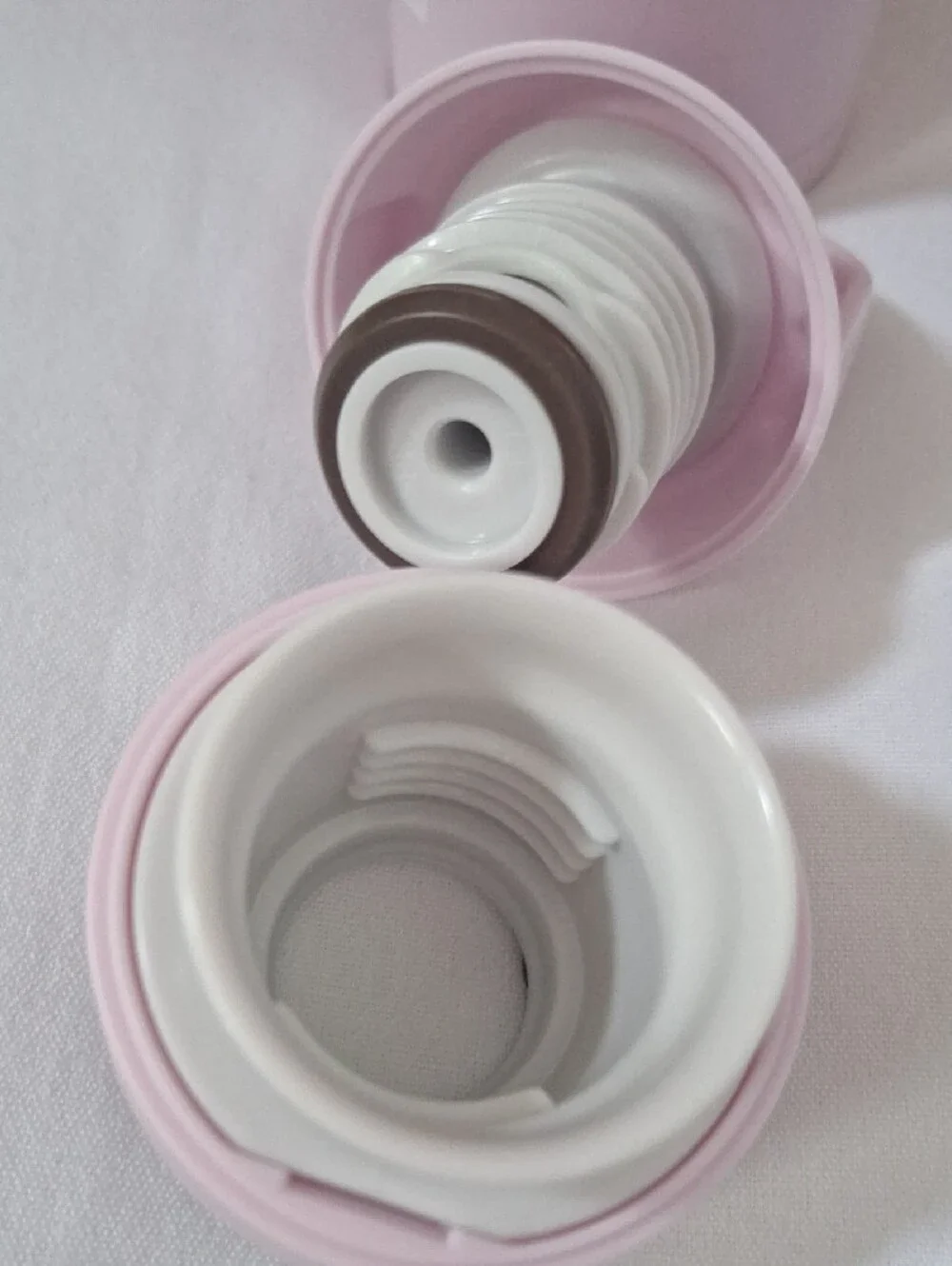 Uniqlo Pink & Sage Matte Insulated Bottle Pair
